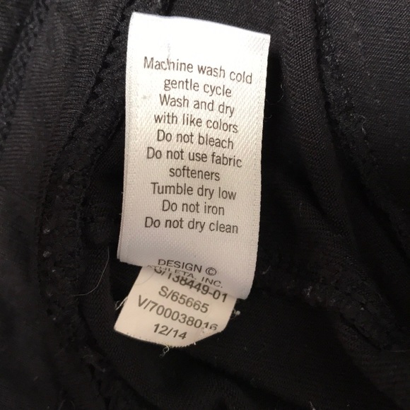 Athleta black athletic pants with front zippers - Picture 7 of 8